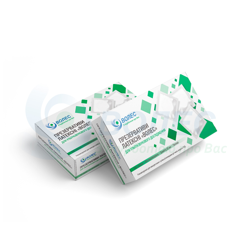 Презервативи латексні «ВОЛЕС» для ультразвукового дослідження